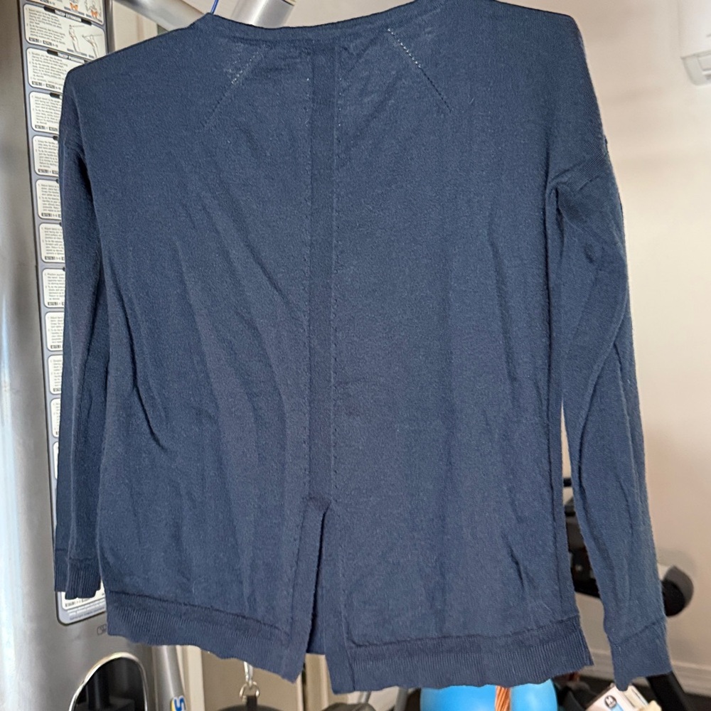 Rag & Bone Super Soft Wool Split Back Crewneck Sw… - image 2